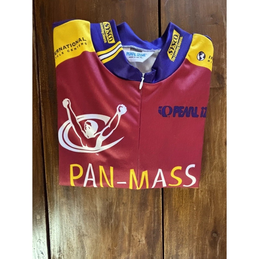 Vintage 1997 Pan Mass Challenge PMC Official Cycling Jersey By Pearl Izumi XL